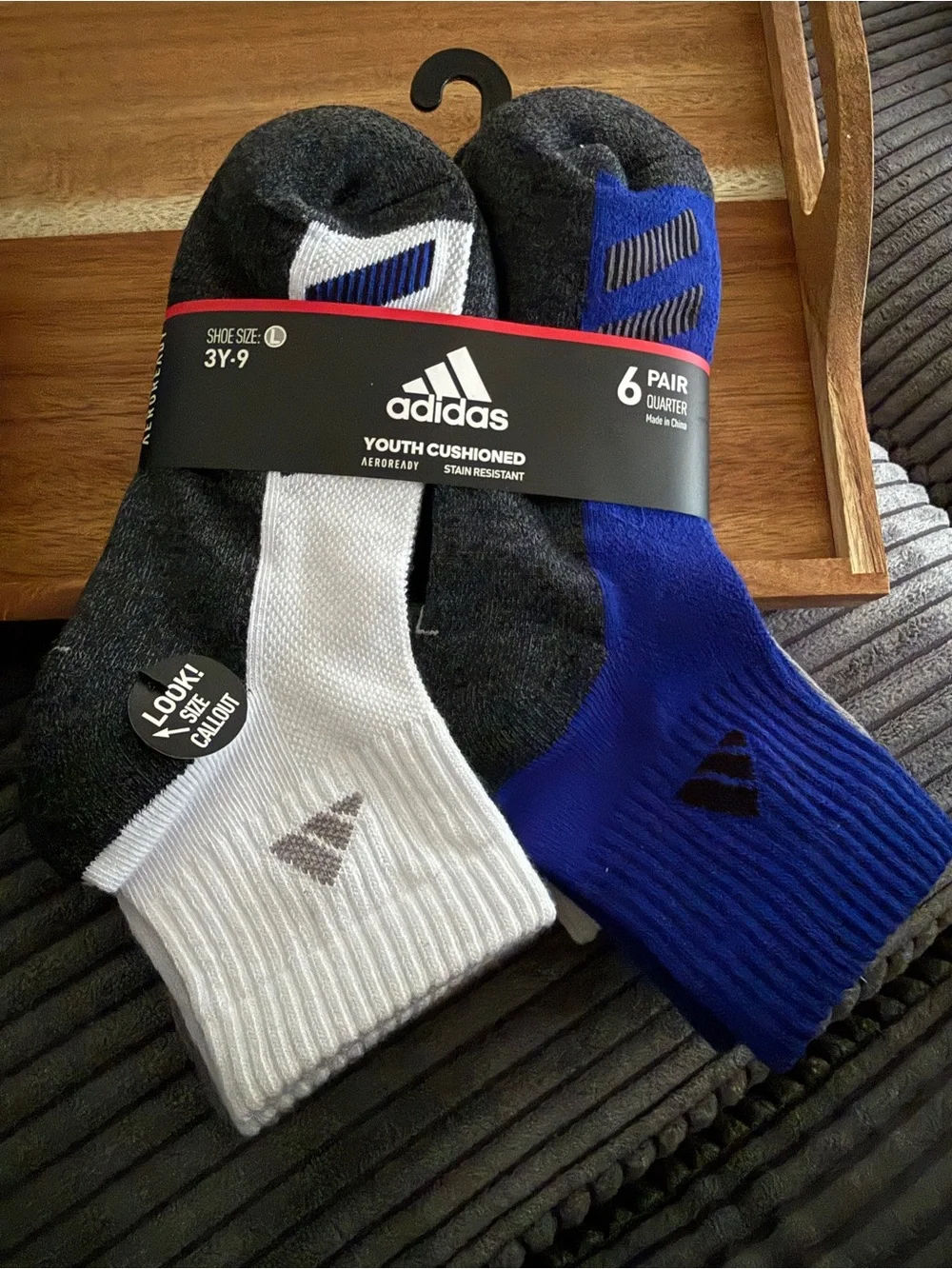 Adidas 6 Pair & RBX 6 Pair Boys Socks NEW